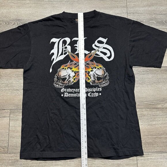 Black Label Society Shirt Mens XL Black Graveyard Demolition Y2K Streetwear 2005 - Picture 6 of 6